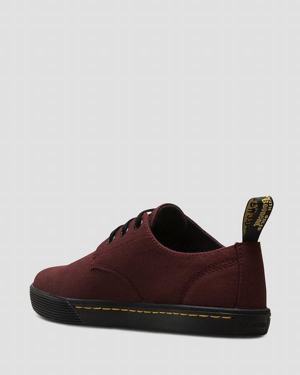 Dr Martens Dámské Tenisky Santanita Canvas Vínové, CZ-327869